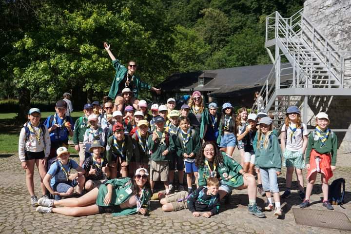photo de groupe scout